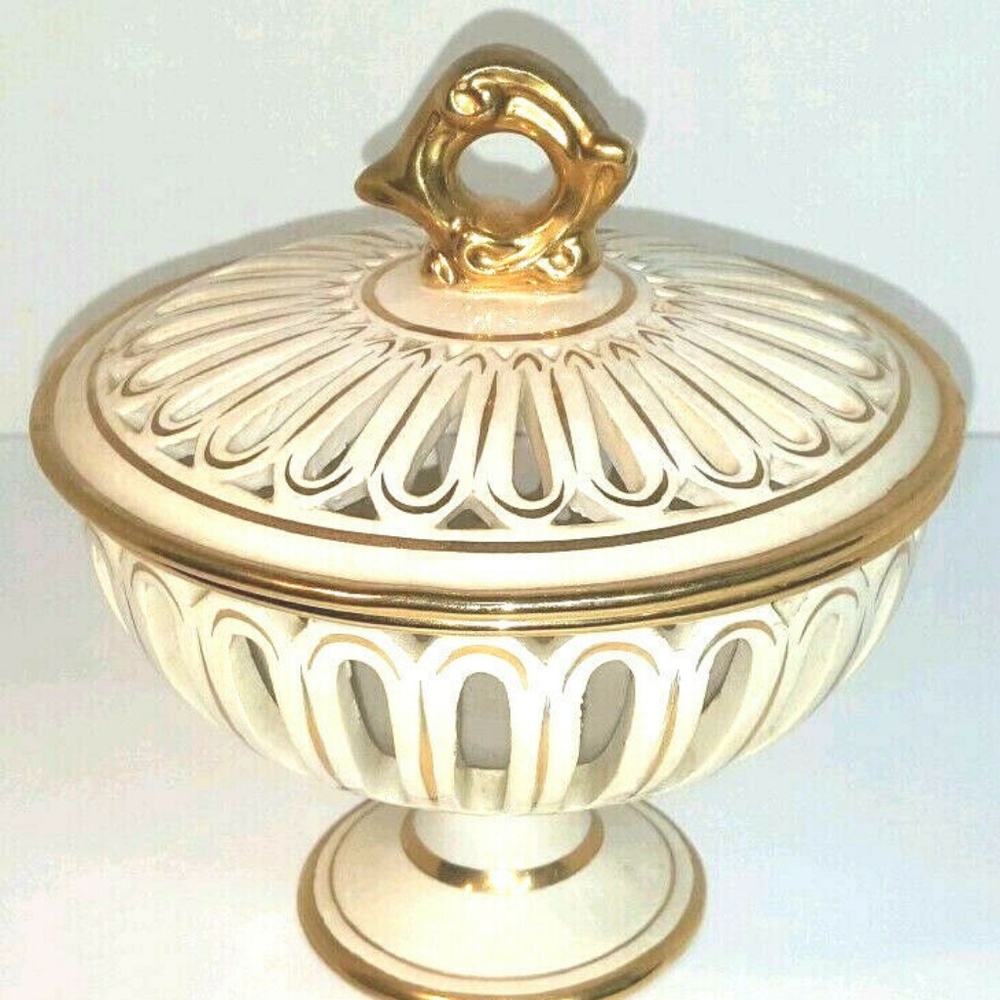 Antique Koscherak Brothers KBNY Porcelain Nut Bowl